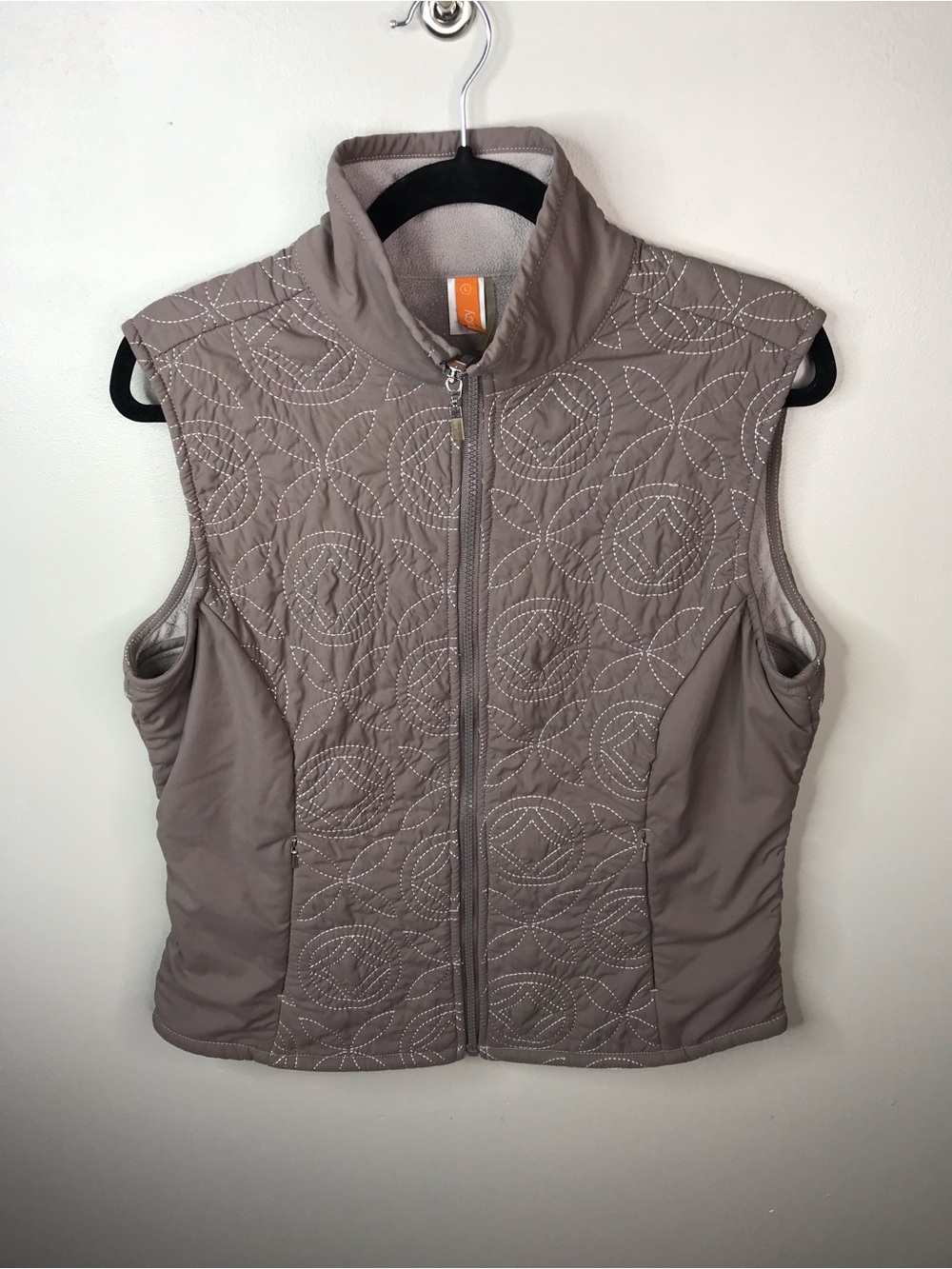 Lucy Quilted Vest Sz Large
